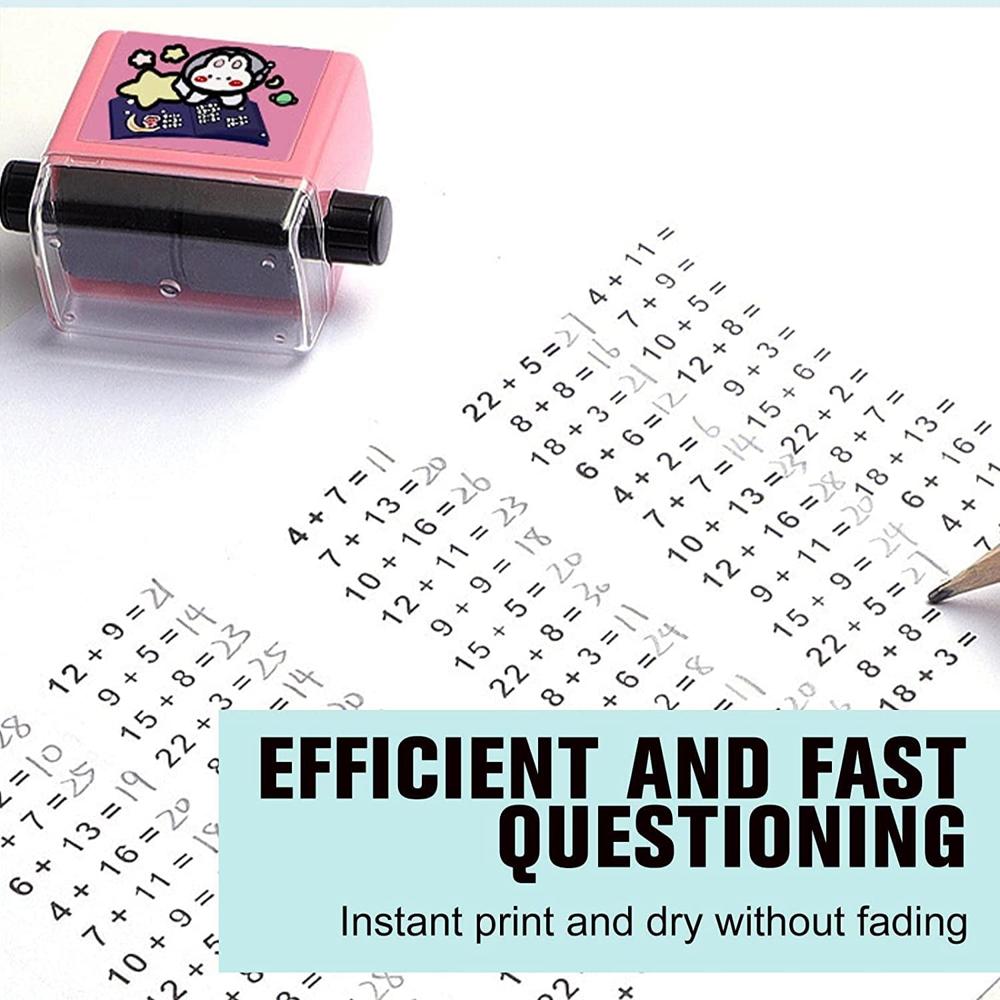 Digital Roller Stamp For Teaching Math - Color: Mix