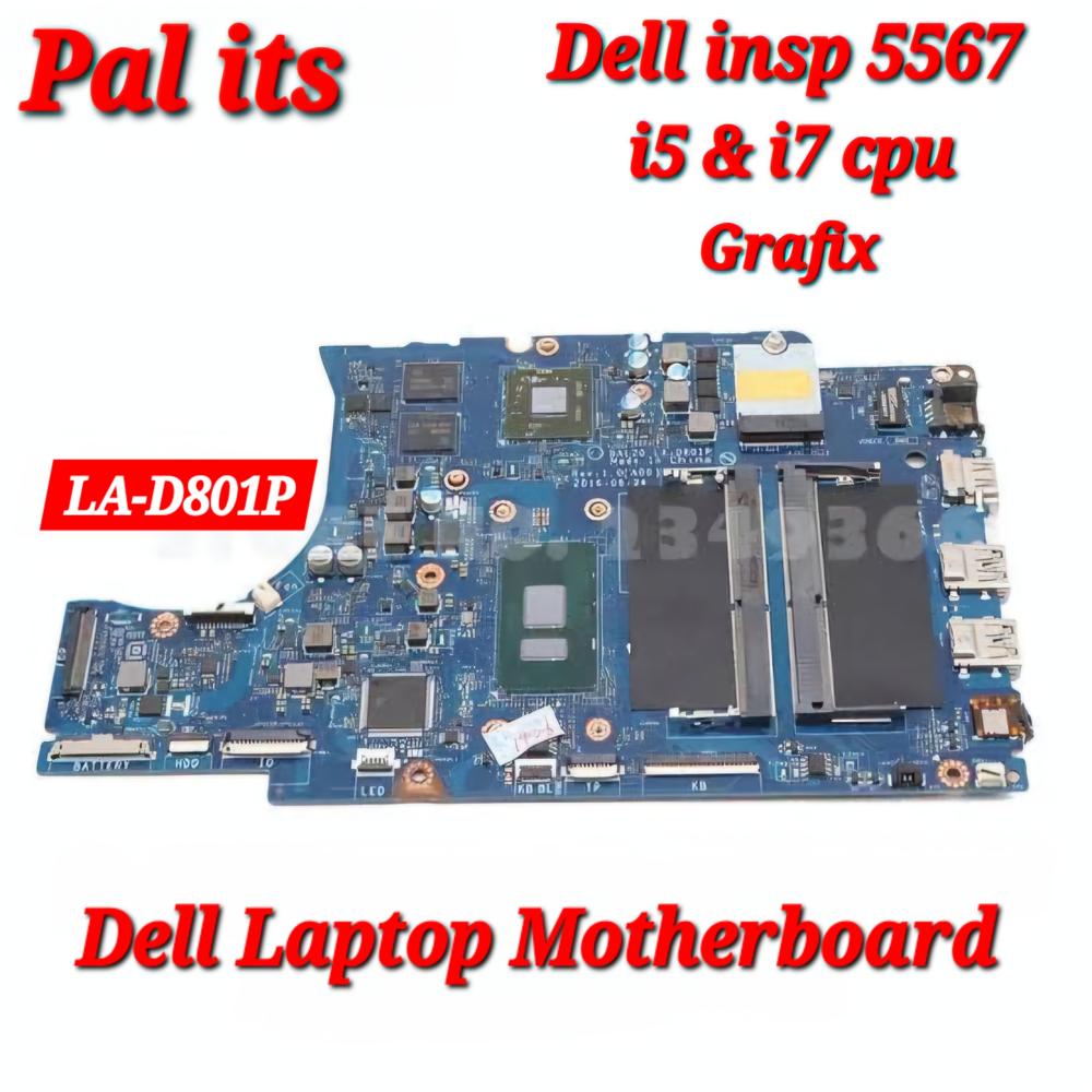 DELL INSPIRON 5567 LA-D801P LAPTOP MOTHERBOARD