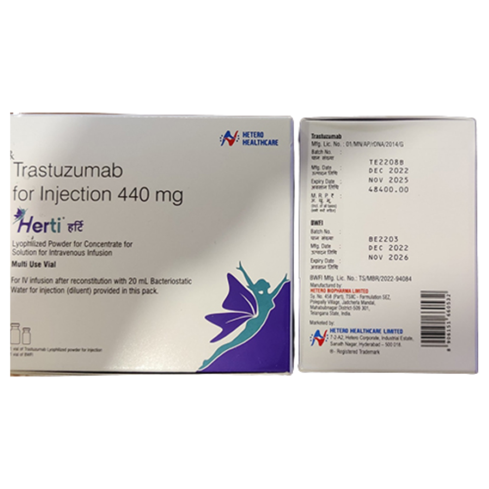 Herti Trastuzumab For Injection 440 Mg - Physical Form: Liquid