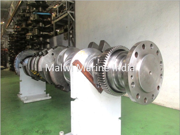 SULZER - 6AL20-24 - 6AL20R - CRANKSHAFT - CYLINDER BLOCK