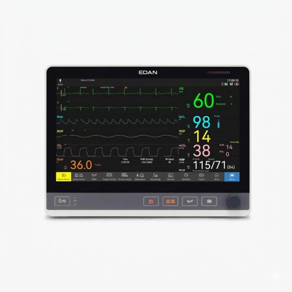 Edan Cx10 Multipara Patient Monitor - Dimension (L*W*H): 28.5 15.5 12.5 Cm Centimeter (Cm)