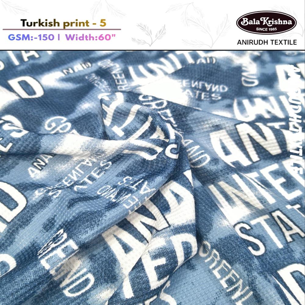 TURKISH PRINT - 5 POLYESTER LYCRA