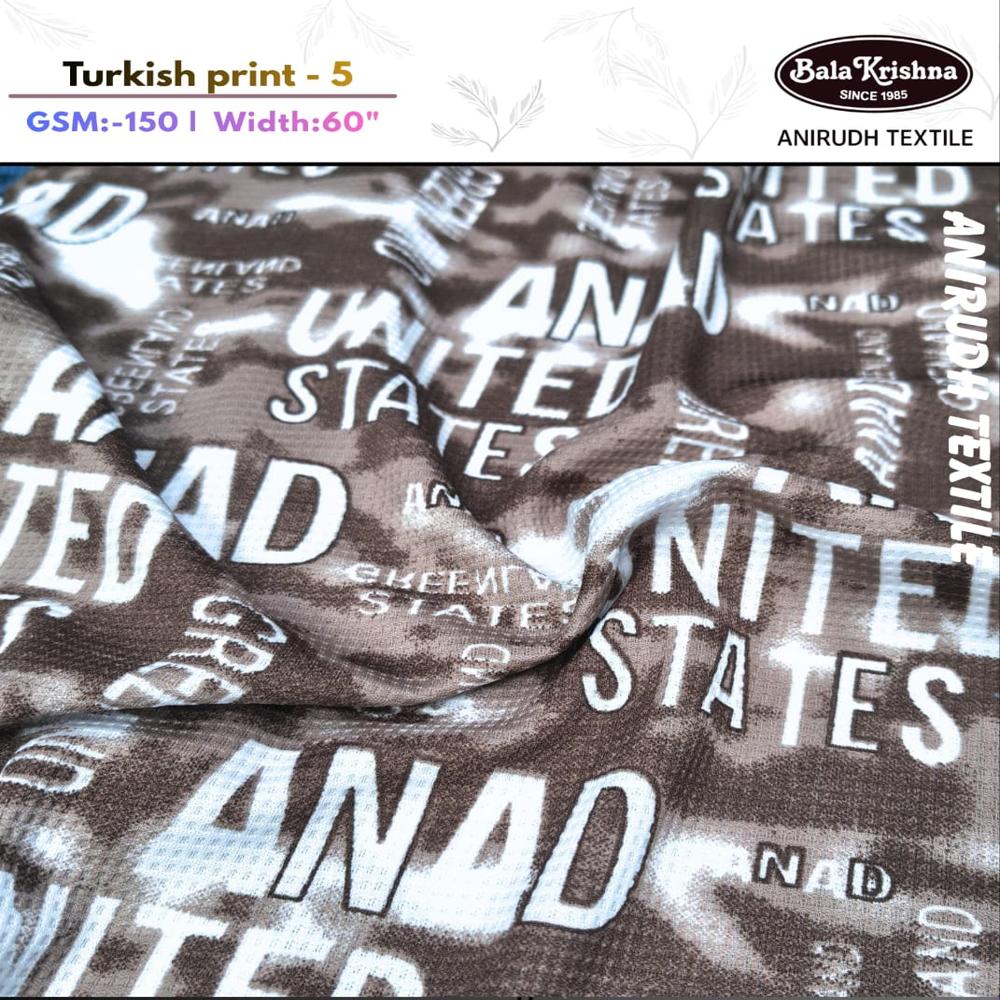 TURKISH PRINT - 5 POLYESTER LYCRA