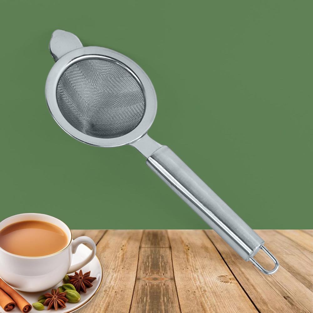 Apex Premium Conical Tea Strainer With Pipe Handle - Color: Mix