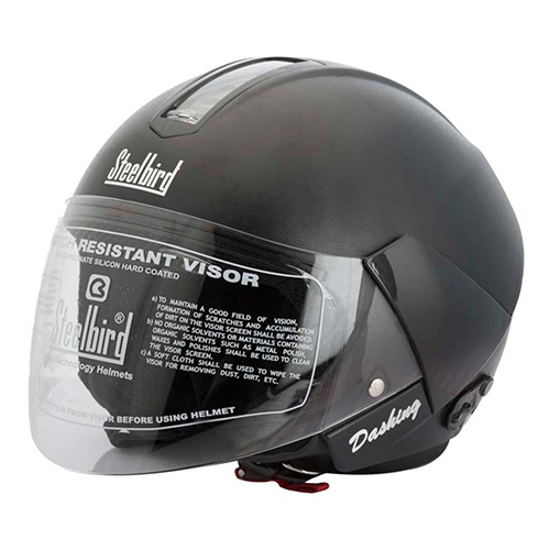Steelbird Triple Nine Black Motorcycle Helmet