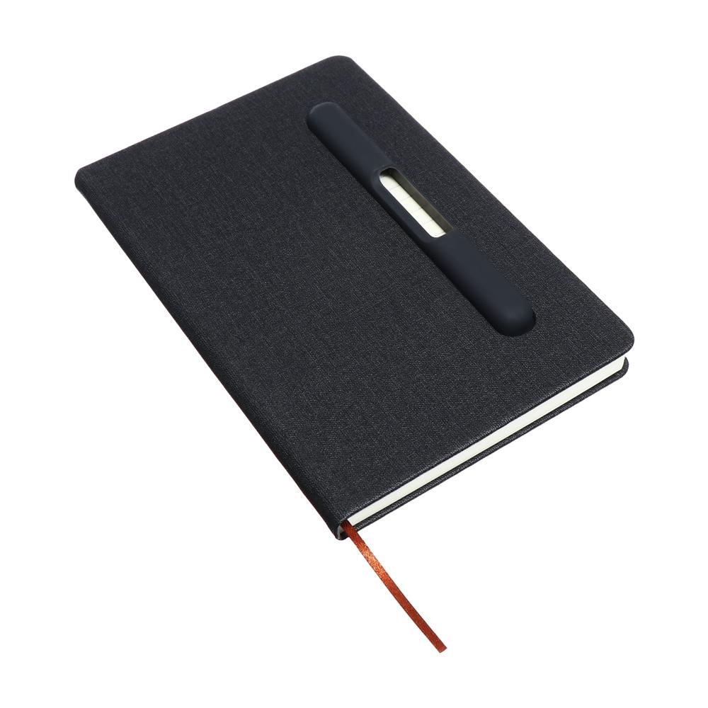 Premium A5 Fabric Textured Executive Notebook with Integrated Pen Slot (SS-773)