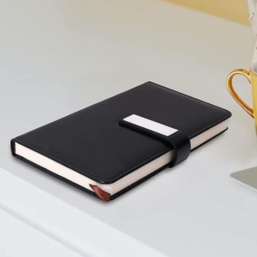 Premium Faux Leather Corporate Diary with Magnetic Gold Metal Buckle Clasp (SS-775)