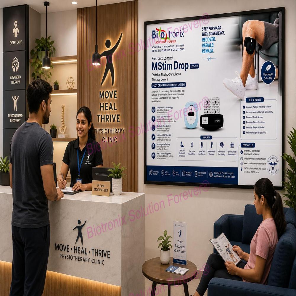 Foot Drop Stimulator for Stroke Paralysis Rehabilitation Therapy