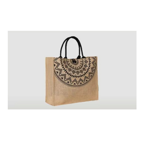 Printed Reusable Jute Bag