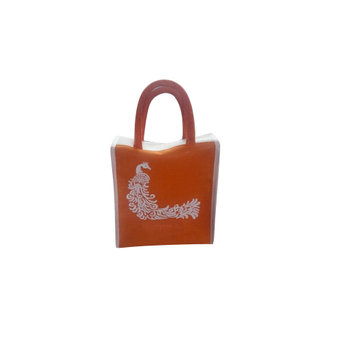 Fancy Orange Jute Bag