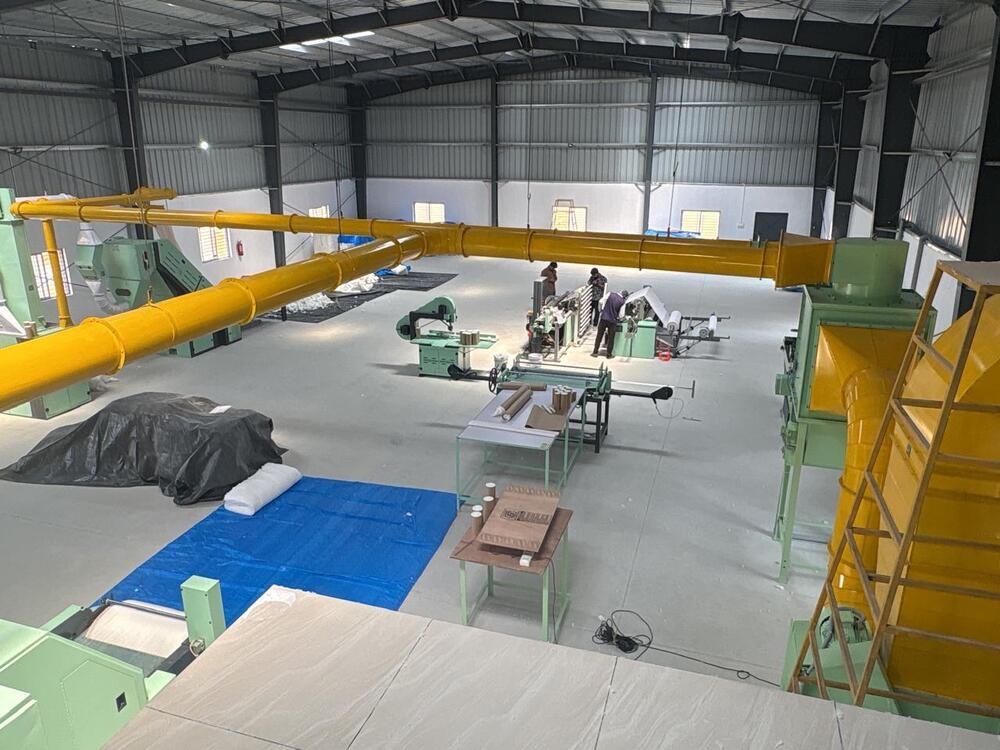 Medical Cotton Roll Processing with Bleaching