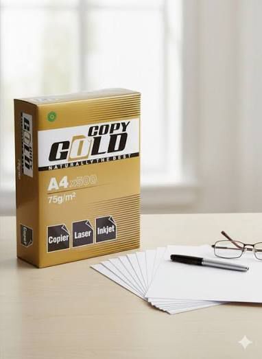 75gsm A4 Gold Copy Sheet Paper