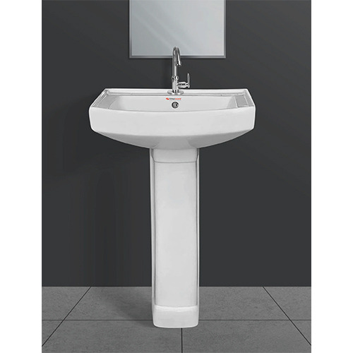 Pedestal Sink Set - Color: White