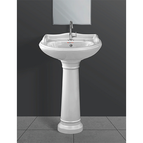 Washbasin With Pedestal - Feature: Anti-Skid