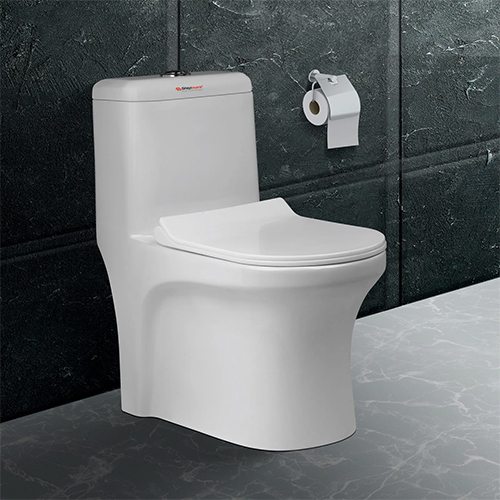 Western Toilet Commode - Color: White