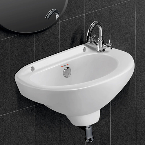 Small Hand Wash Basin - Color: White