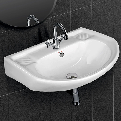 Standard Bathroom Sink - Color: White