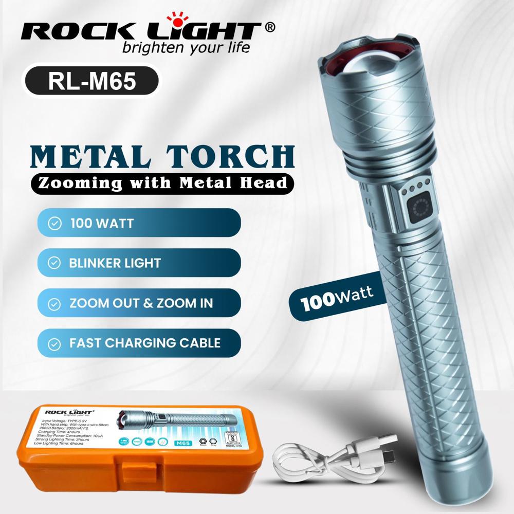 ROCK LIGHT RL-M65 METAL TORCH