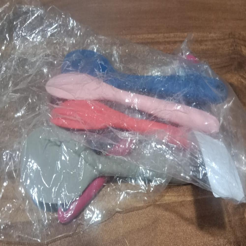 Multipurpose Silicone Spoon (6 Pcs Set) - Food-grade Silicone, Standard Size, Multicolor | Heat Resistant, Ergonomic Handle, Dishwasher Safe, Non-stick Safe