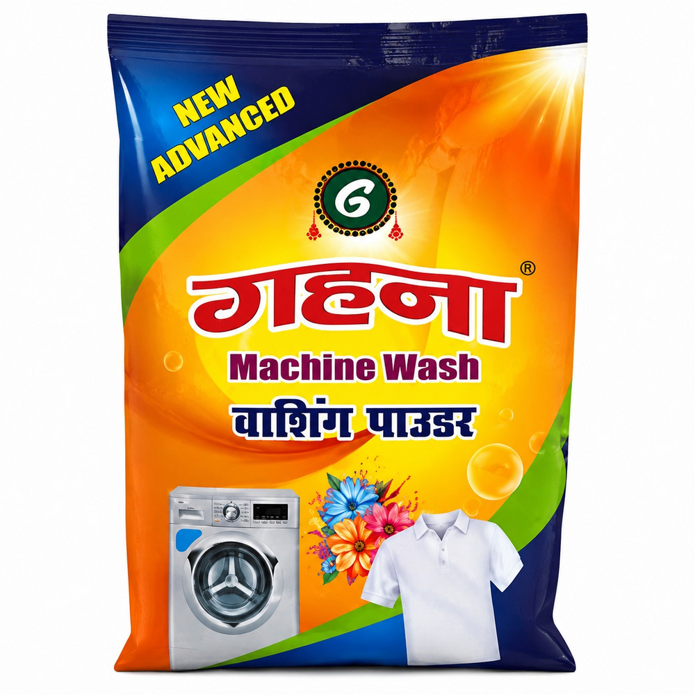 1 Kg Gahana Machine Wash Washing Powder