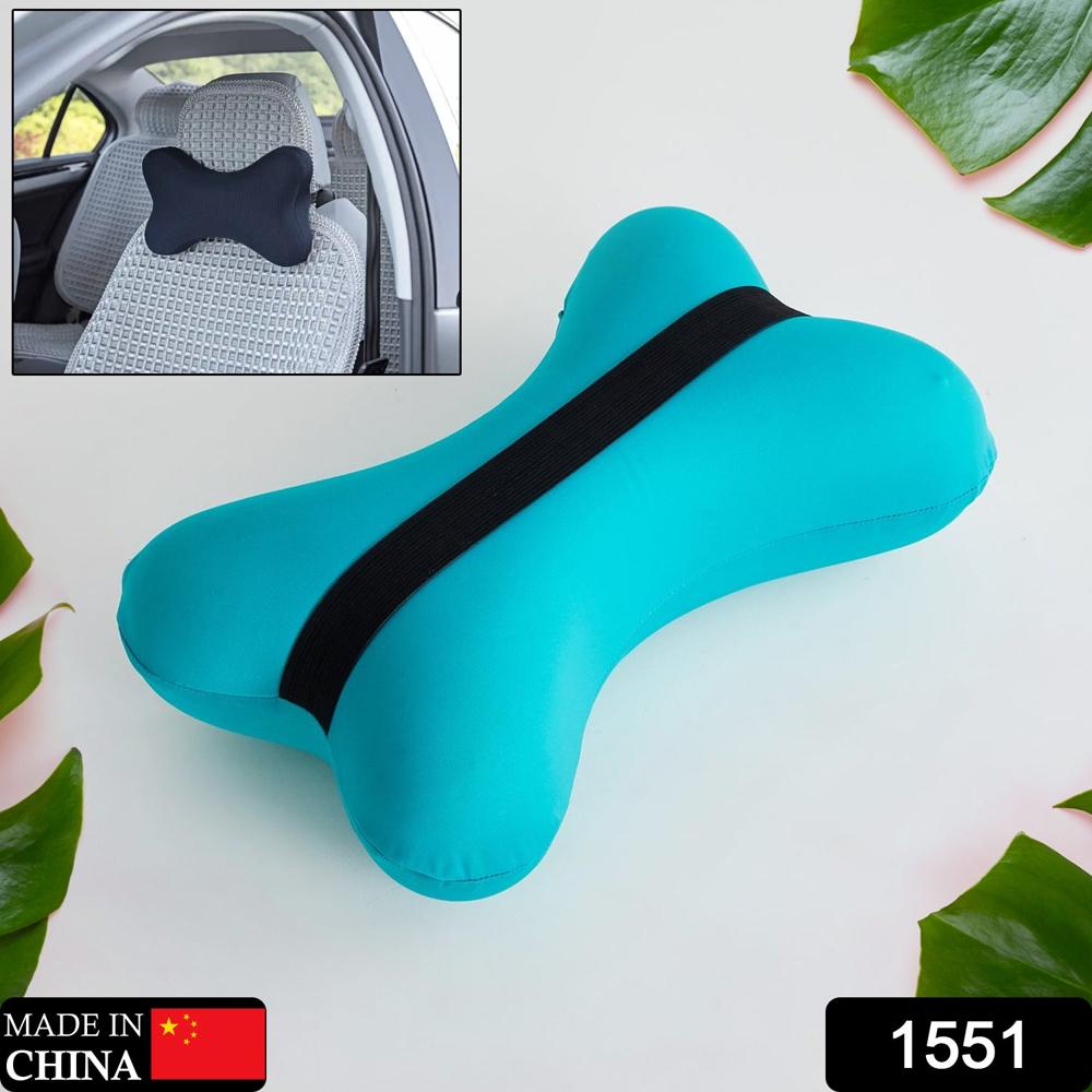 Microbead Roll Neck Pillow Soft Cushion Bone-Type Travel Neck Support - Color: Mix