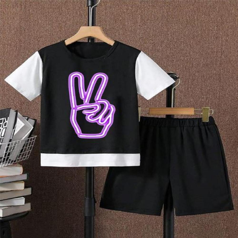 KIds Wear Half Sleeve T shirt And Short Set