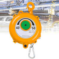 Retractable Spring Balancer - High-grade Aluminum Alloy, 1.3m Steel Wire Rope, Industrial Yellow/black | Adjustable Tension, Overload Protection, 360â° Swivel Hook