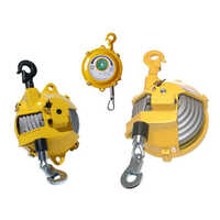 Load-specific Spring Balancer - Aluminium Alloy/steel, Yellow, 9-15 Kg Capacity, 360â° Swivel Hook, Safe Load Locking