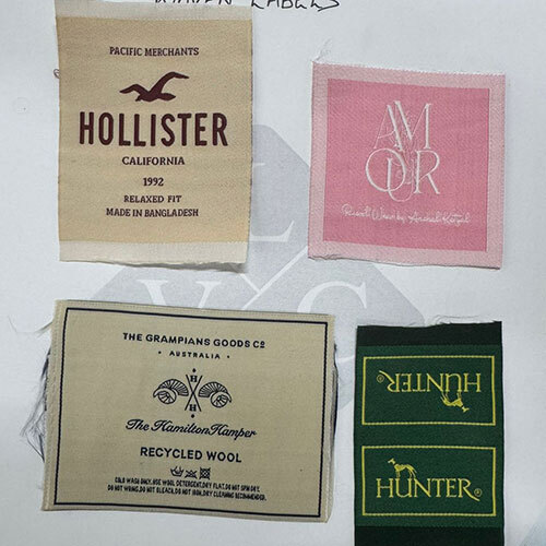 Woven Labels - Color: Multicolor (Up To 8 Colors)