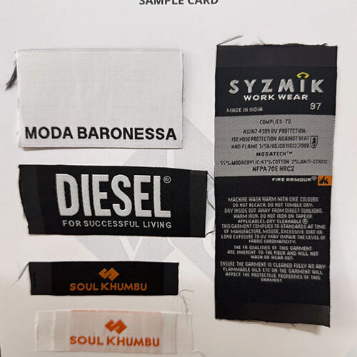 Woven Labels - Color: Multicolor (Up To 8 Colors)