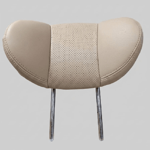 Beige Colour Car Seat Headrest