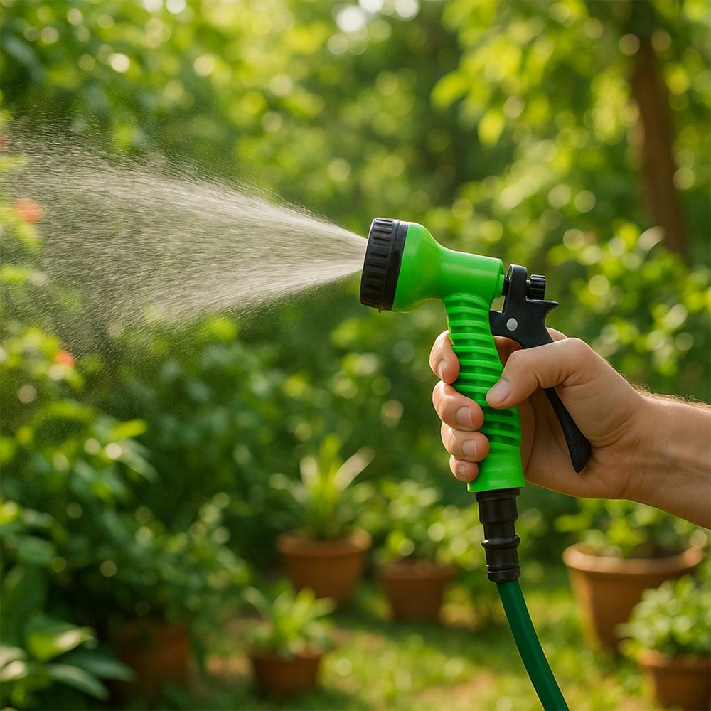 Multi-pattern Garden Hose Spray Nozzle (1 Pc) - Color: Mix