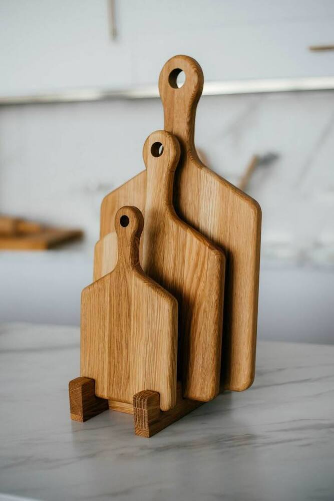 Wood Cutting Chopping Board Set