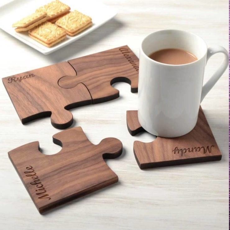 Puzzle Wooden Coaster