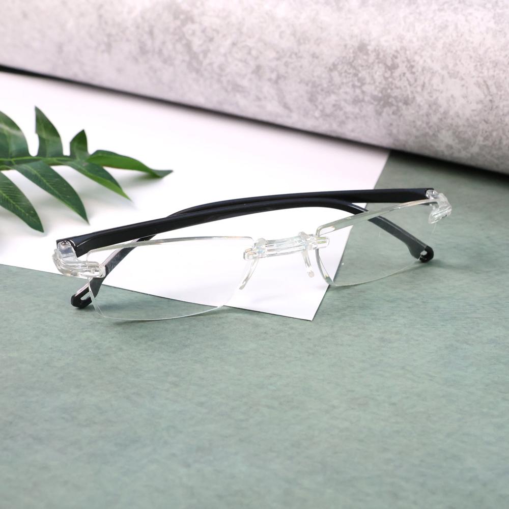 Pack of 2 Rimless Reading Glasses  Lightweight Comfort Readers