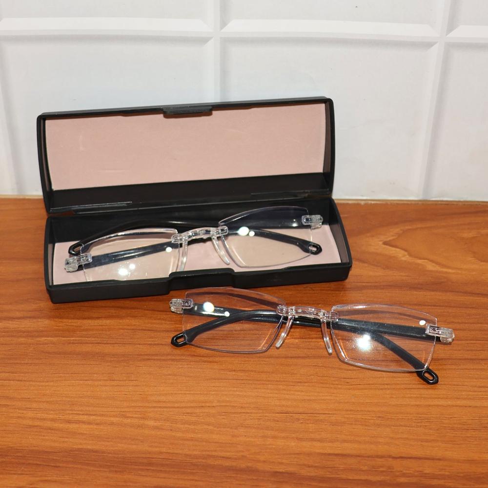 Pack of 2 Rimless Reading Glasses  Lightweight Comfort Readers
