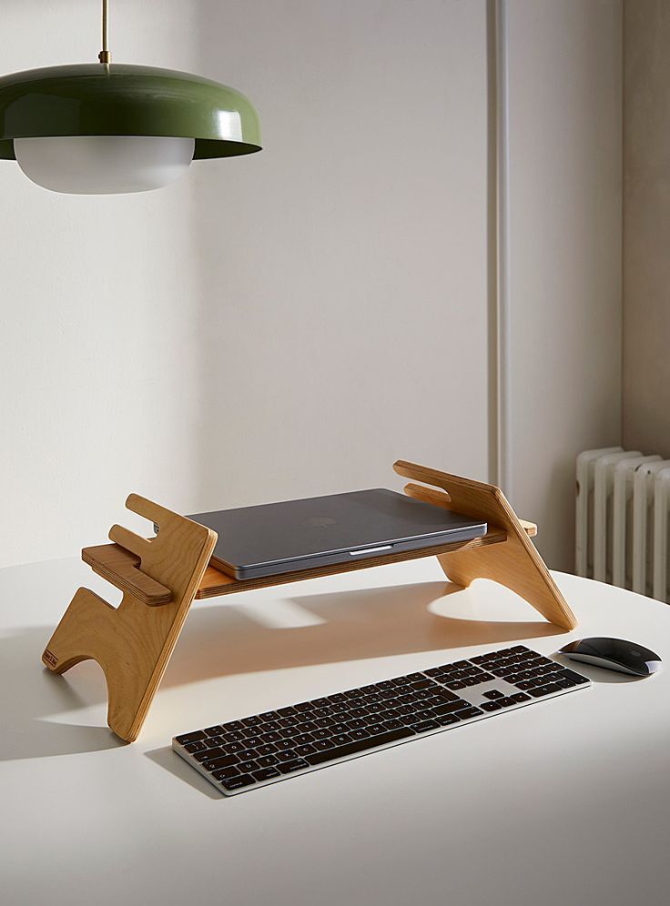 Handmade Wooden Decor Height Adjustable Desk