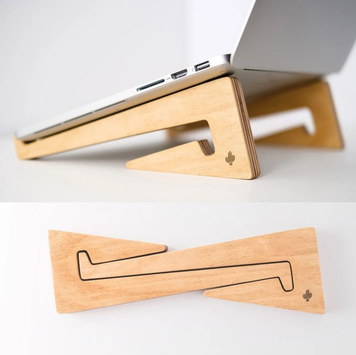 Akmal Mughal Wooden Laptop Stand