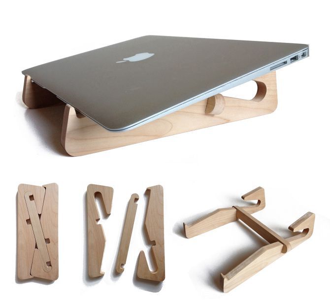 Fancy Wooden Laptop Stand