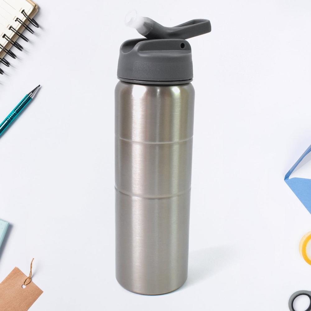 Steel Water Bottle | Fridge Water Bottle With Straw (750Ml) - Color: Mix