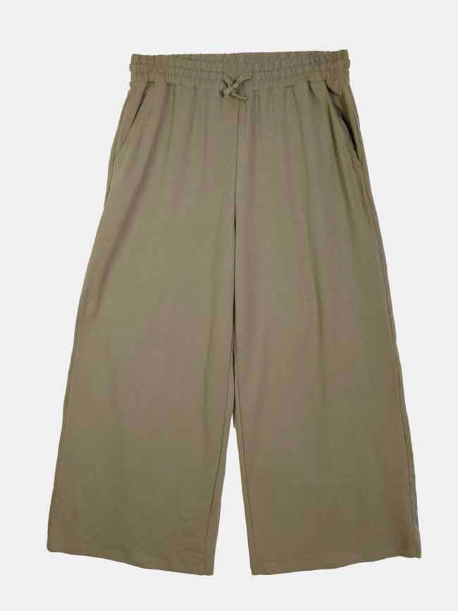 W13622 | Ladies Knit Stretch Palazzo Pant