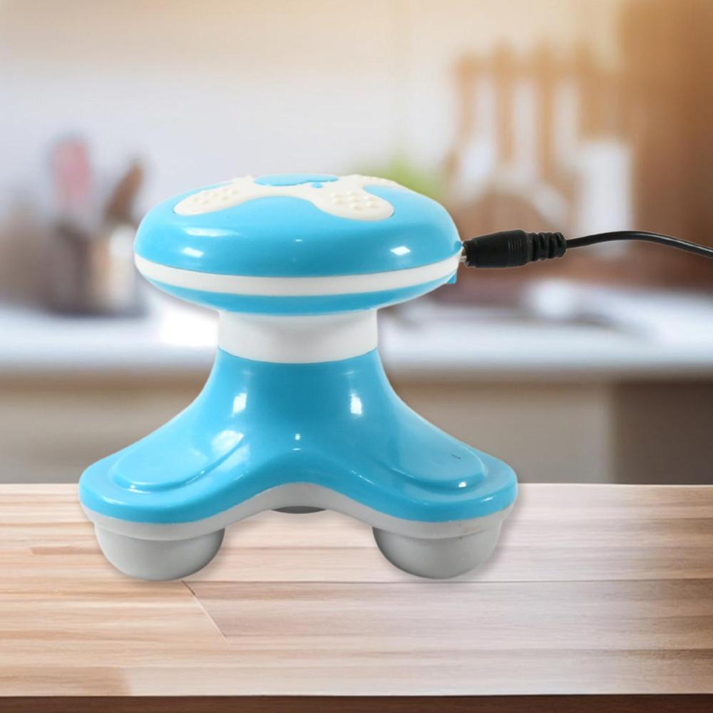 Triangle Usb Mini Massager Multifunction (1 Pc/ Battery Not Included) - Color: Mix