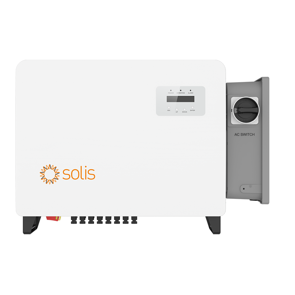 Solis 25kw Three Phase Inverter, 25,000W Output,S6-GC25K-US, 3 MPPTs, Max. Efficiency 98.8%