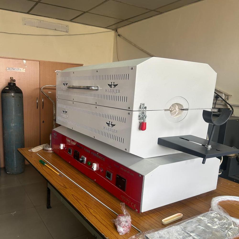 Two Heating Zone Split Tube Furnace