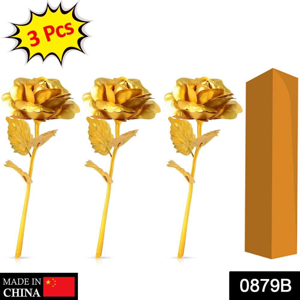 B Golden Rose is perfect for decorating homes, offices, cafes (3 Pc Set)