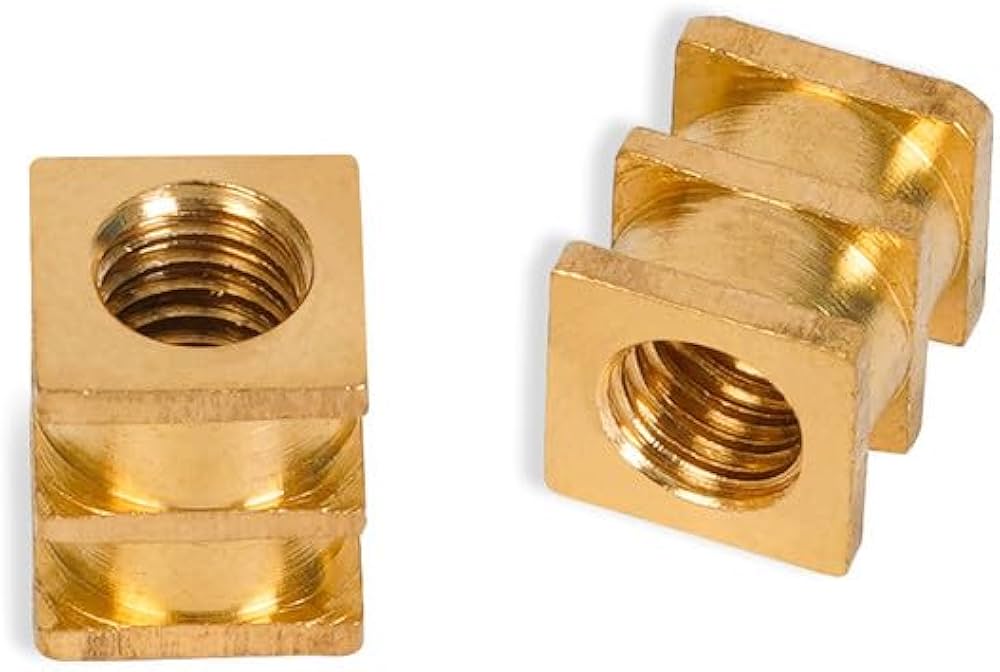 Brass Square Inserts - Application: Automotive Industry