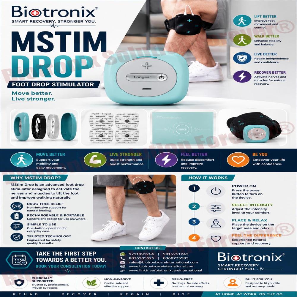 Portable Foot Drop Recovery Therapy Machine for Home Use