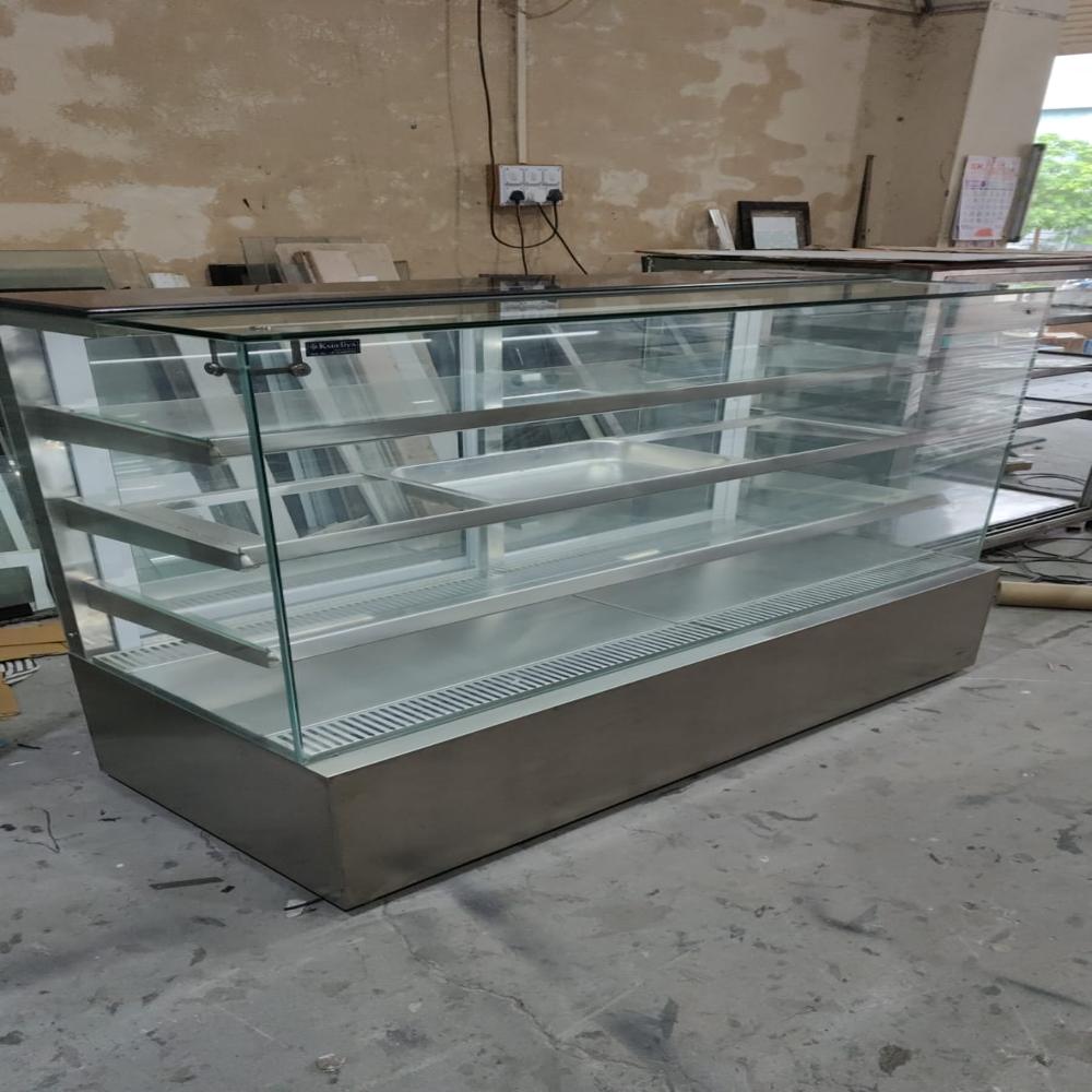 4 Shelves Sweet And Namkeen Display Counter