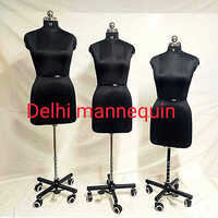 Dress Form Mannequin - Fiberglass, 176cm, Beige | Detachable Arms, Weighted Metal Base, Free Standing