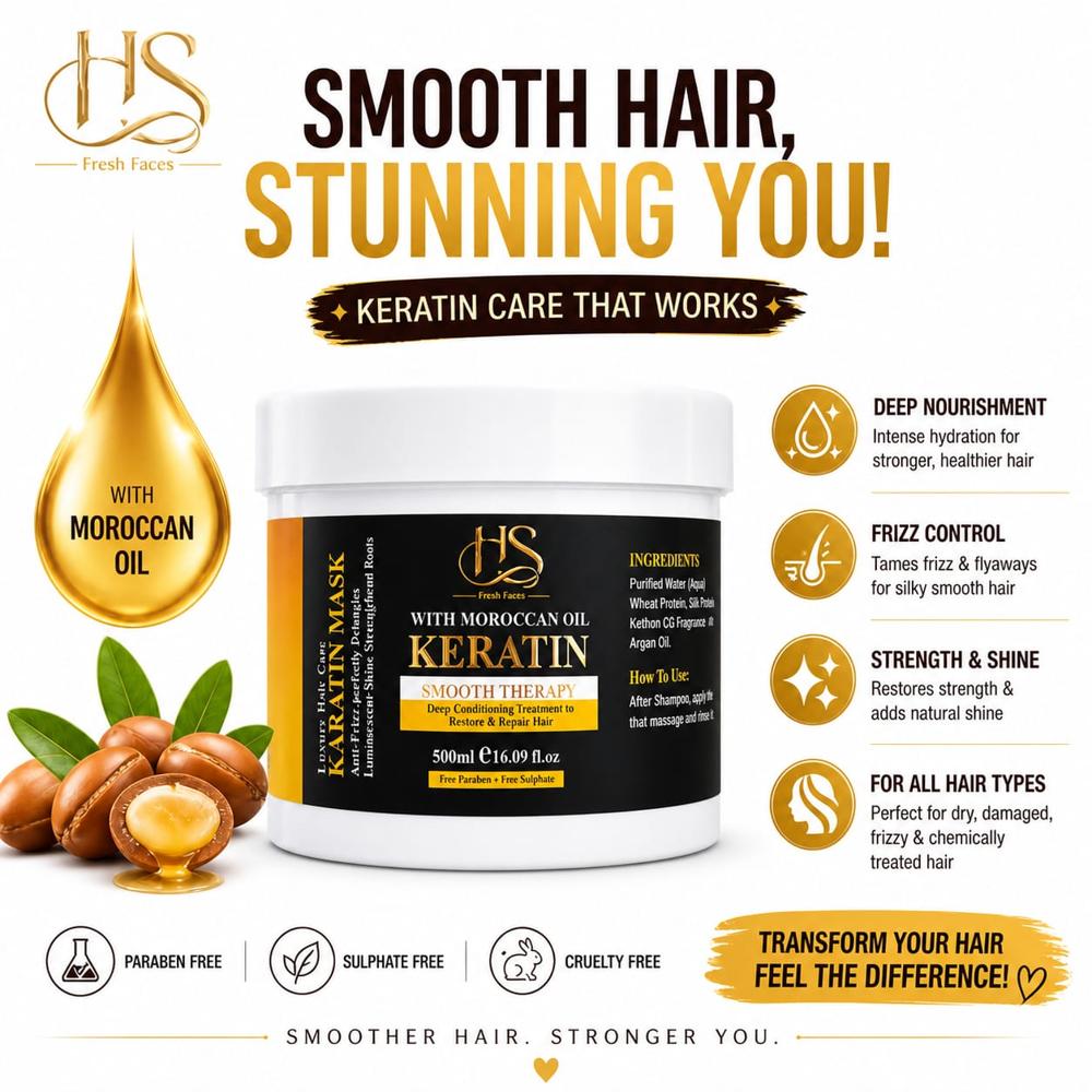 Keratin Moroccan Hair Mask